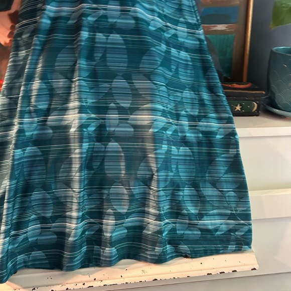 Mondetta Strapless Blue Patterned Dress - Picture 10 of 11